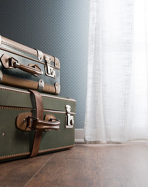 Vintage Luggage Stacked