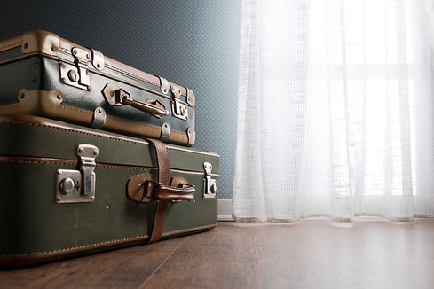 Vintage Luggage Stacked