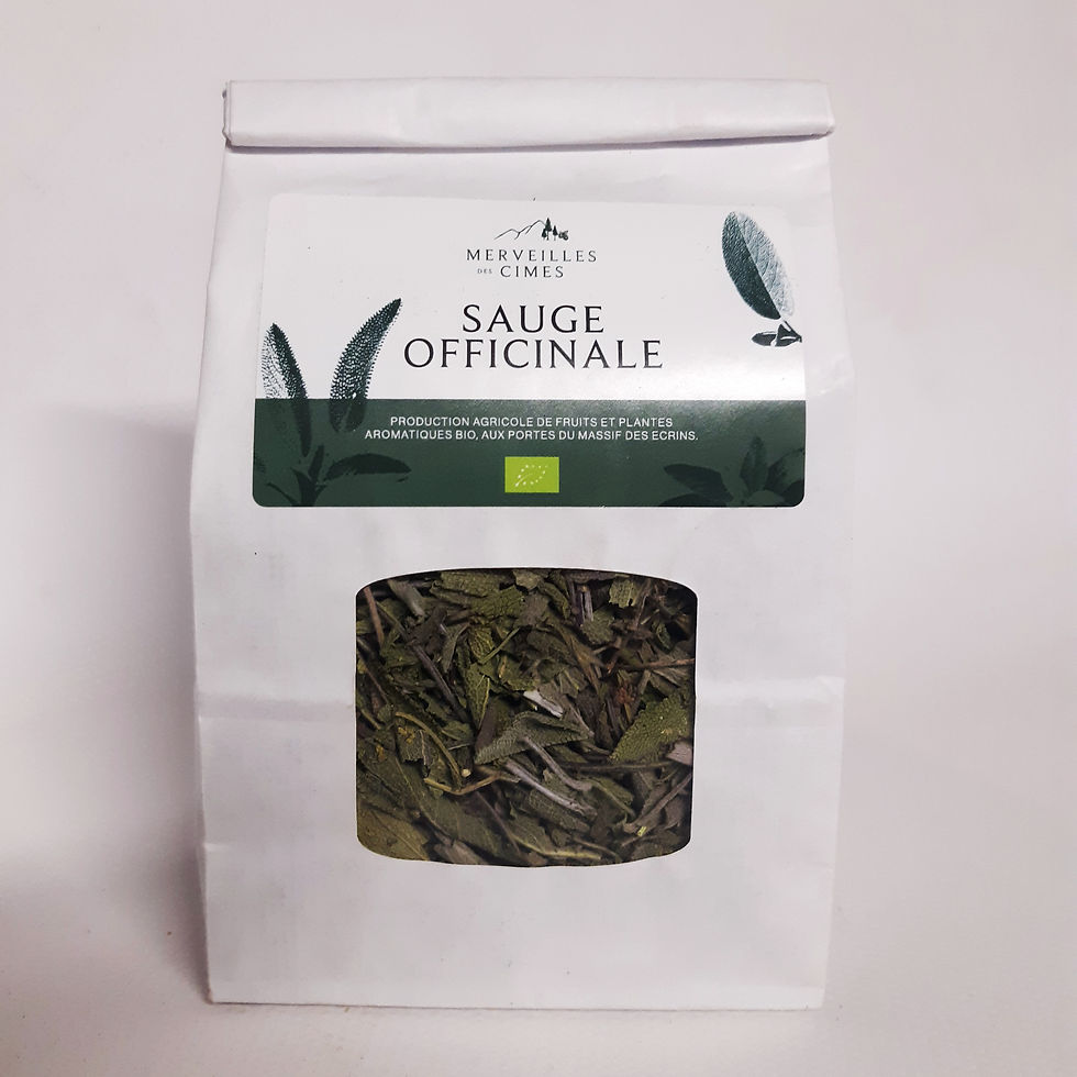 Sachet de 40gr de sauge officinale bio