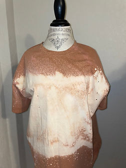 Custom Bleached Brown T-shirt.jpeg