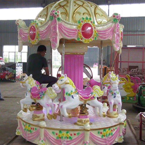 6-Horse-Kiddie-Fiberglass-Swing-Carousel-Rides-for-Sale