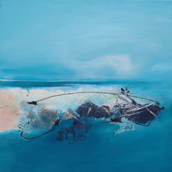 JUSQU'AU BOUT DU BLEU 60x60