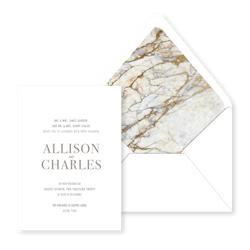 ALLISON W003_invitation with liner