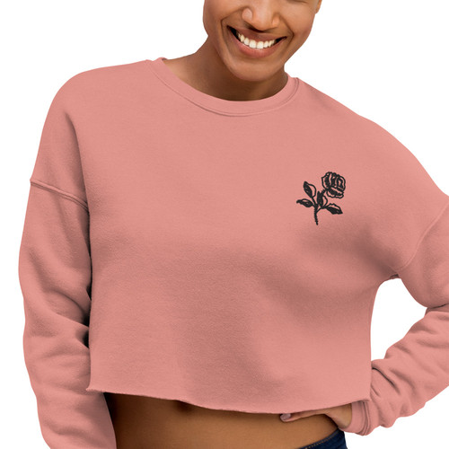 Cropped Sweat: Rose | Kore Pilates