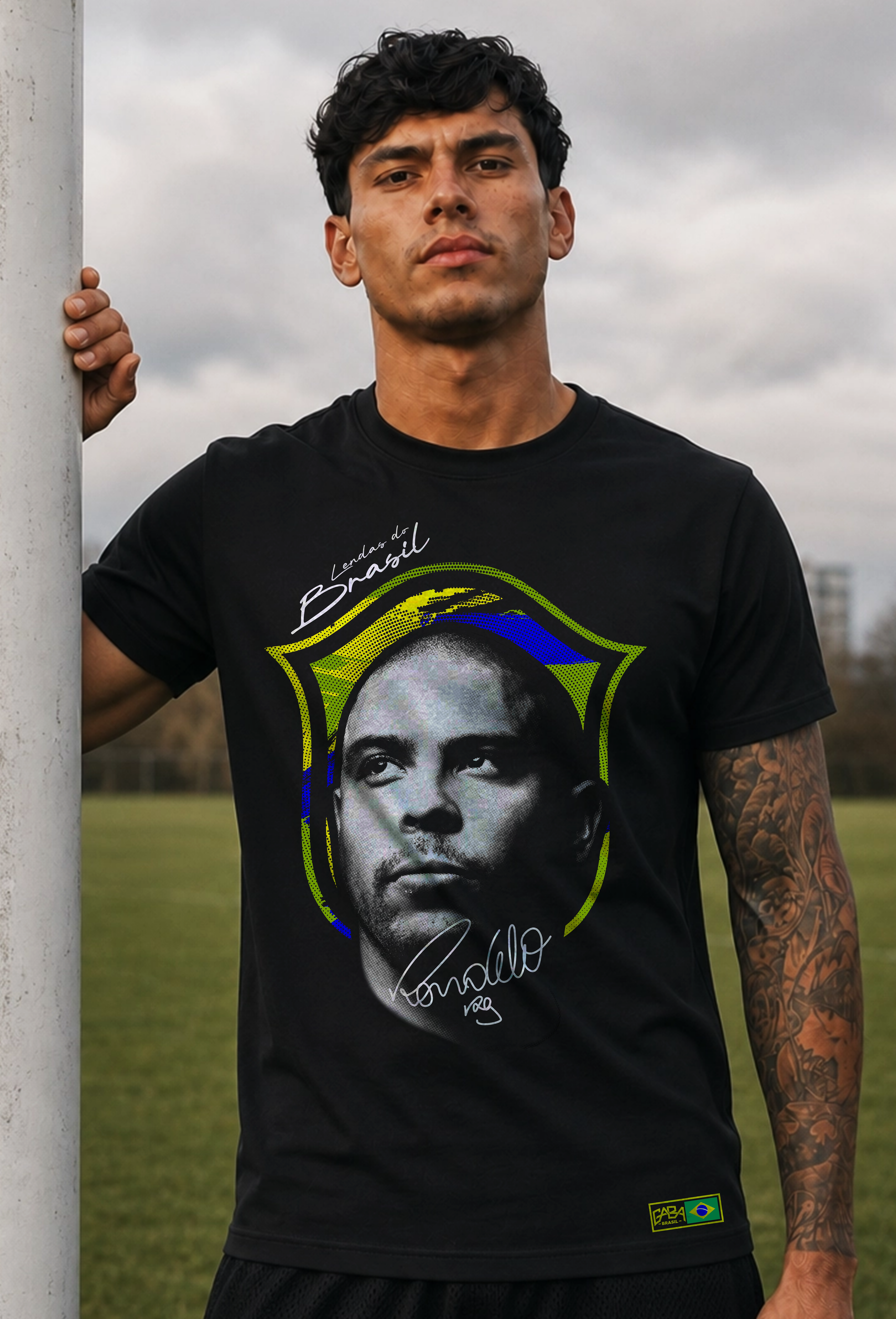 Camiseta Ronaldo Fenômeno algodão egípcio