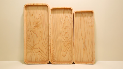 Maple Tray Rack Maple Nesting Tray Set | Mysite