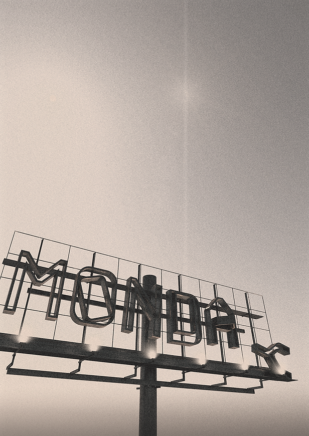 I don't like monday's, a 3d render by Rens Laerenbergh