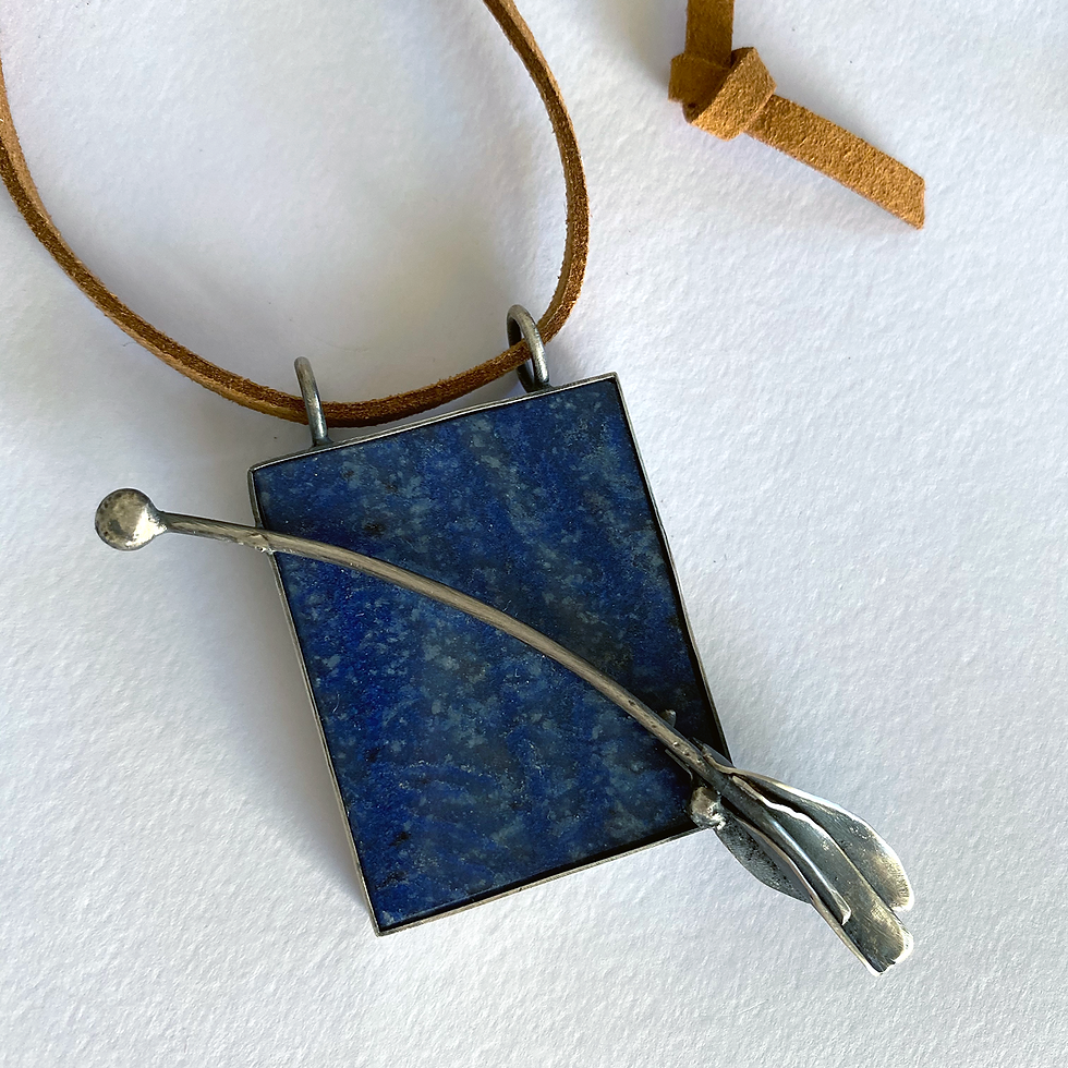 Miniatura: Colar Ramo Quartzo Azul
