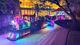LED trackless train rental in San Antonio Texas