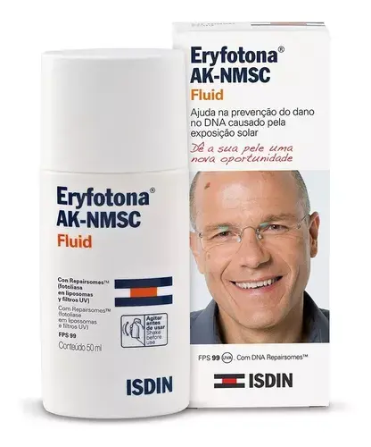 Protetor Solar Fps99 Eryfotona Ak-nmsc Fluid 50ml Isdin