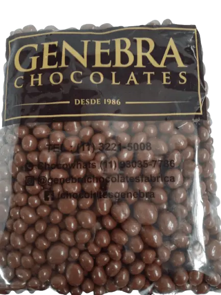 Drágea de uva passa com chocolate ao leite 100g