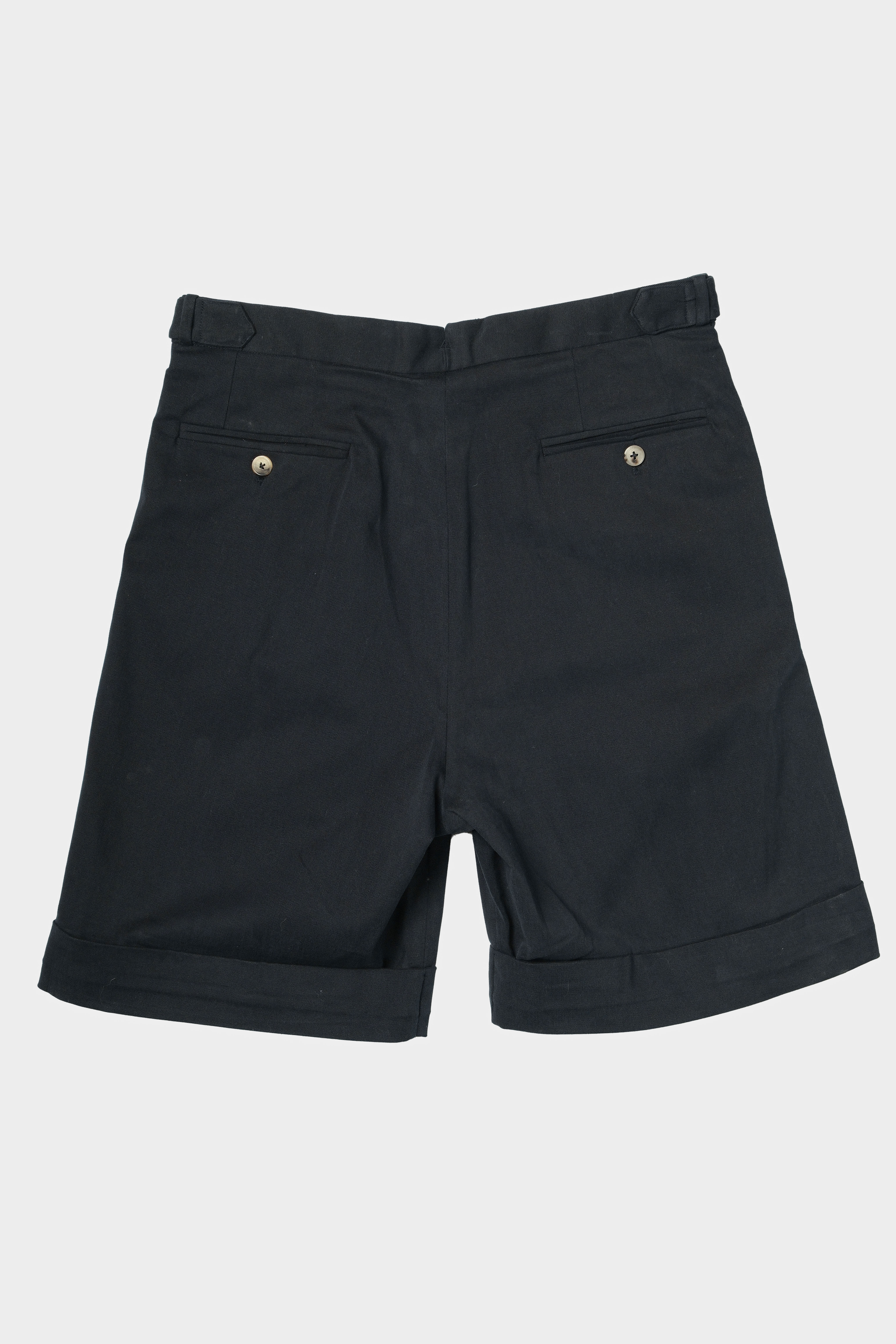 Navy Cotton Shorts