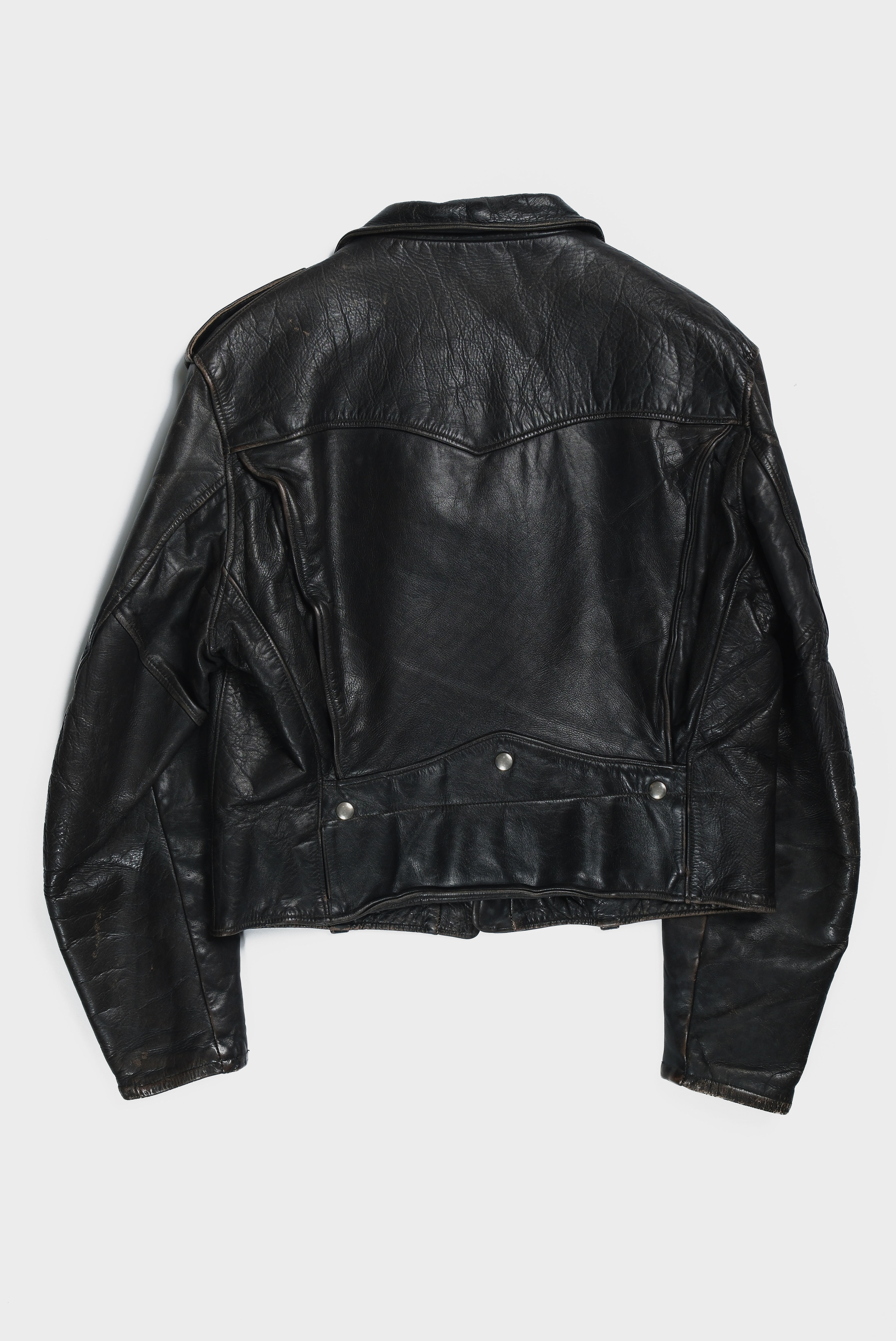 Black Vintage Leather Jacket