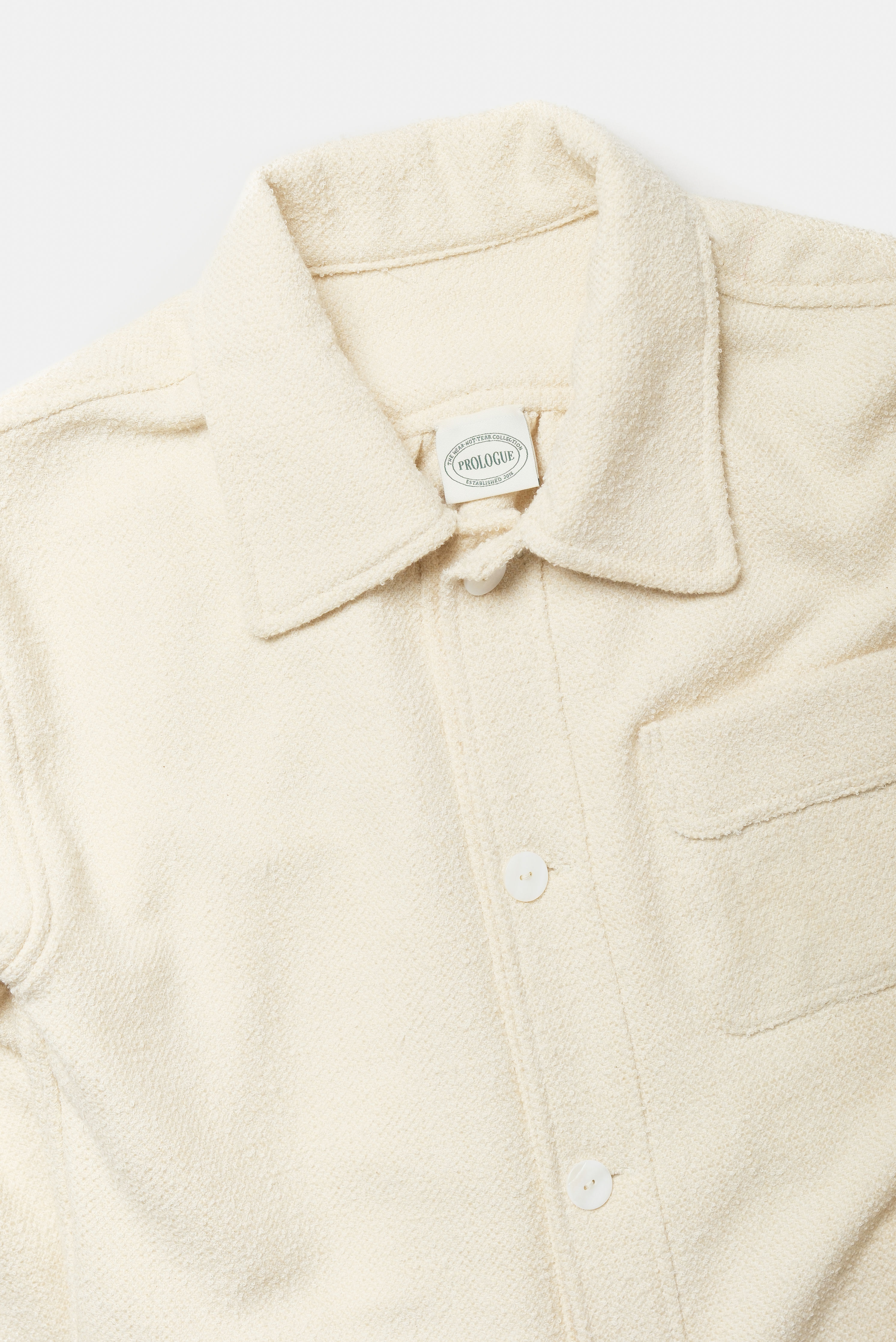 Cream Cotton Chore Jacket