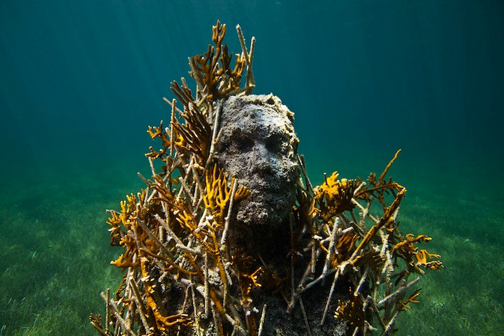 sculpture, classical, modern, art, artist, howl magazine, sculptors you should know, new york, art, fine art, underwater, coral reef, scuba diving, jason decaires taylor,