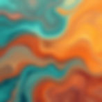 Abstract flowing colorful with teals and orangesart.jpg