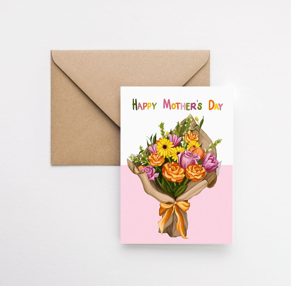 Flowers for Mum Card
