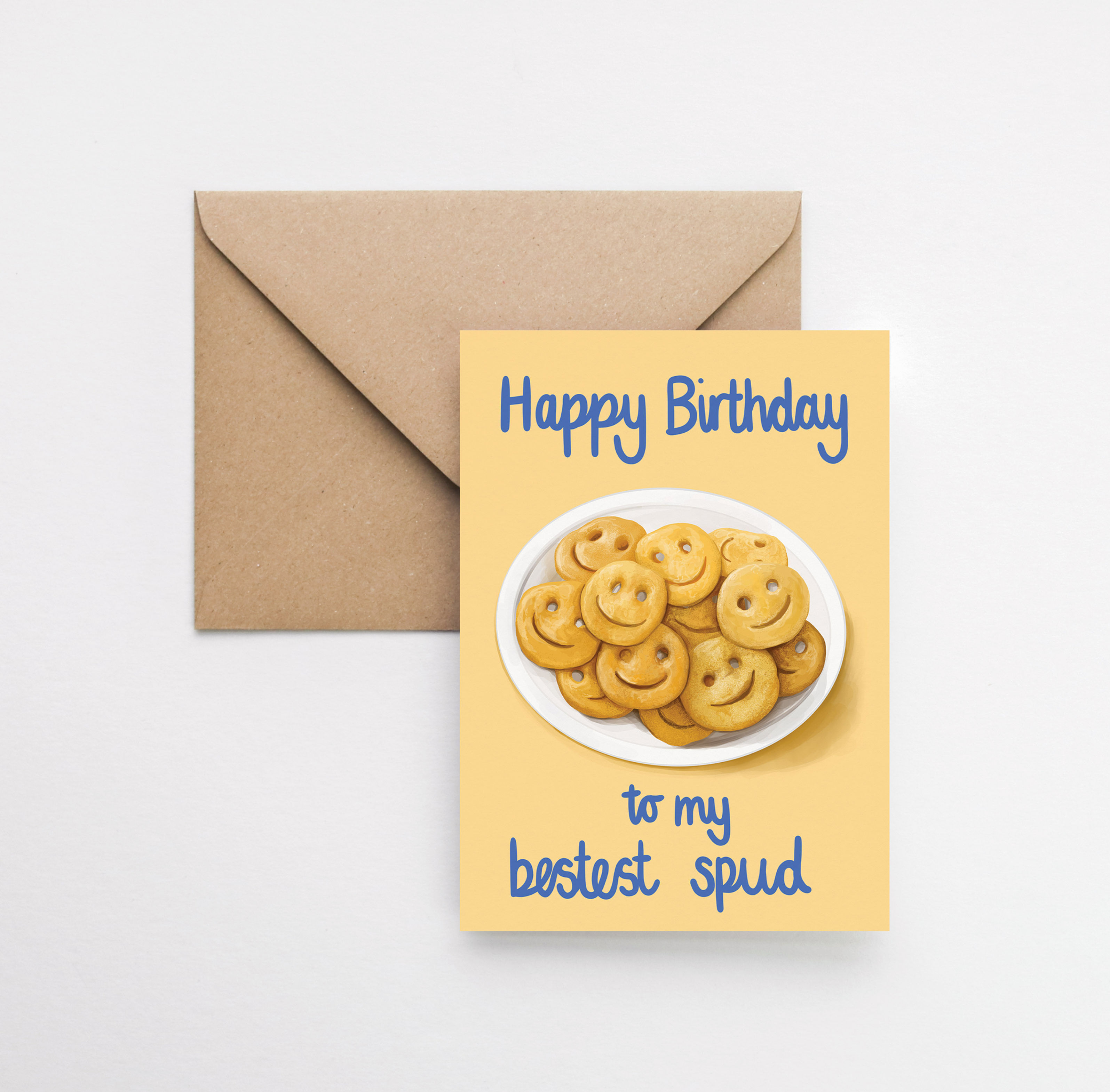 Potato Smiley Card