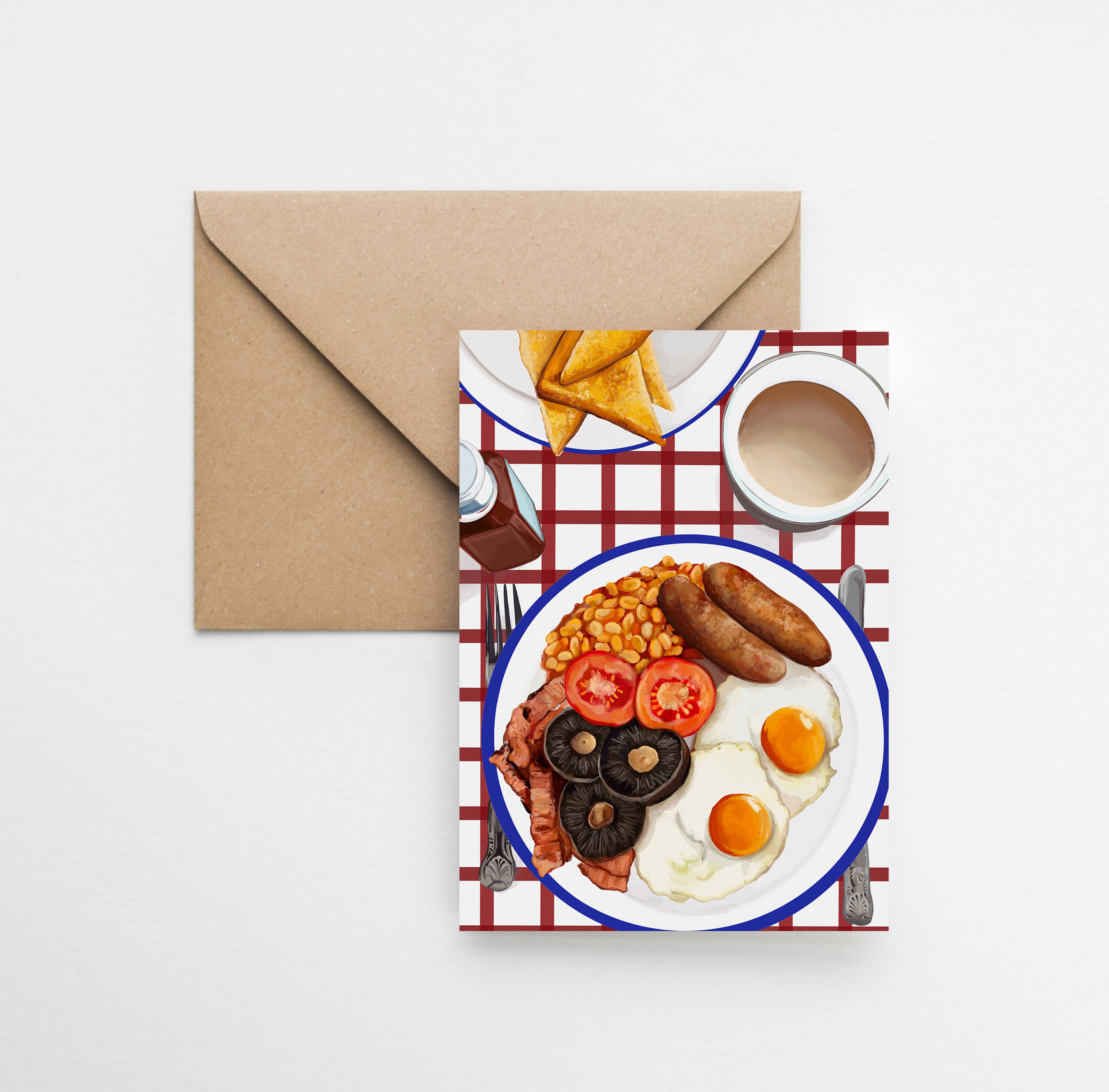 Full English Breakfast Card