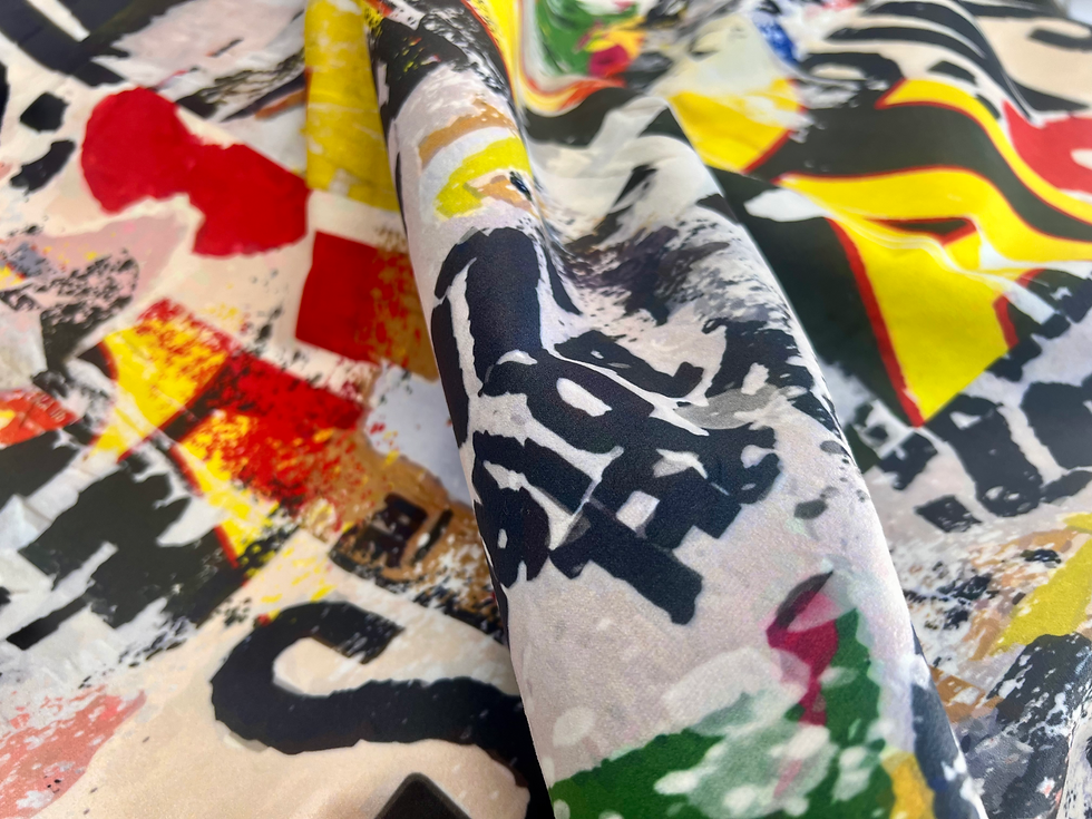 SF Exclusive Pop Art The ABC's Fabric