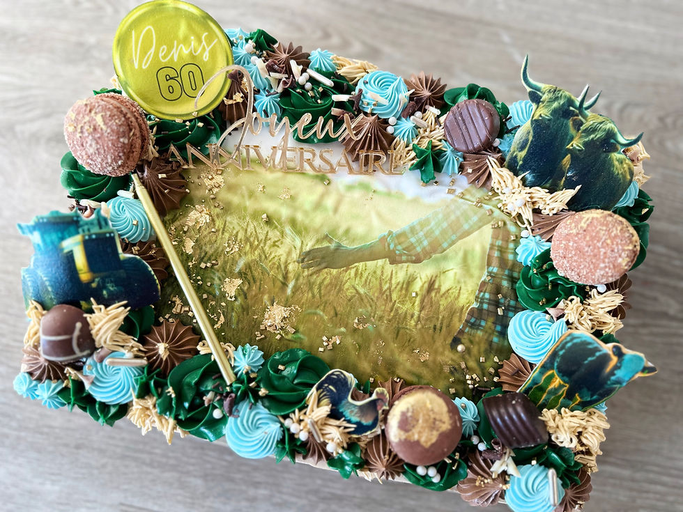 Miniature : plaque - vanille et confettis