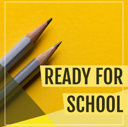 Pencils and school supplies for back to school in social media post template