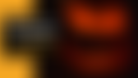 Scary pumpkin Halloween social media post with creepy jack o lantern and orange banner