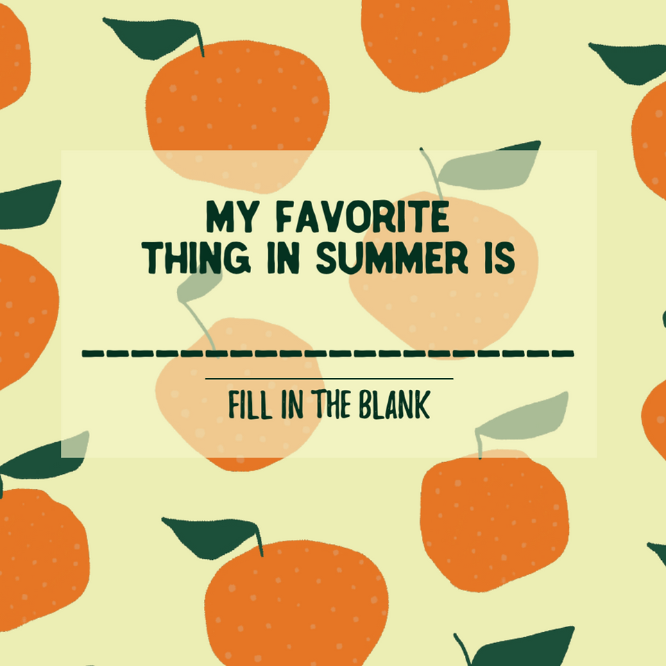 Orange social media template