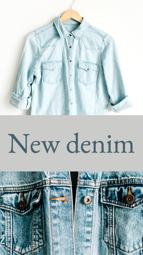 Denim clothing story template for boutiques and other small businesses for Instagram stories and Facebook stories