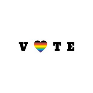 Vote with pride Instagram post template