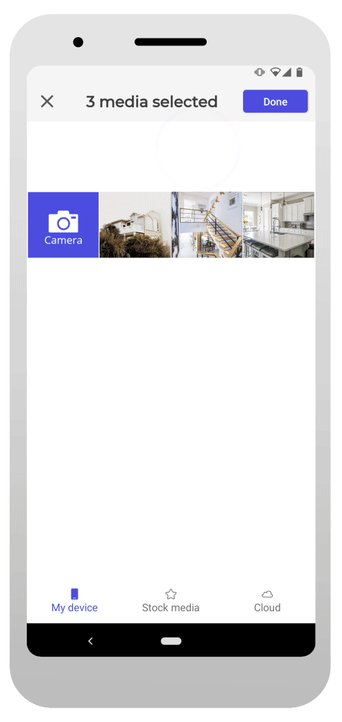 How to create a slideshow social media post in the Ripl app