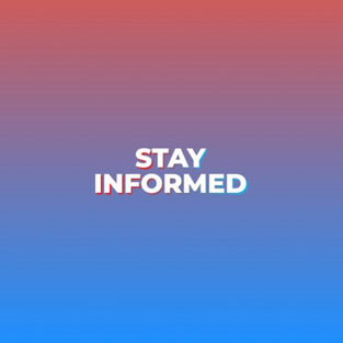 stay informed vote social media template