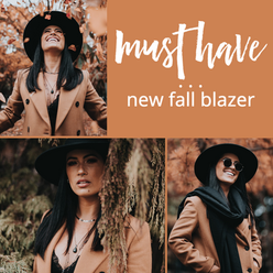 Fall / Autumn social media post template for Instagram and Facebook, retail and ecommerce