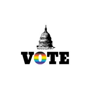 Vote with pride Instagram post template