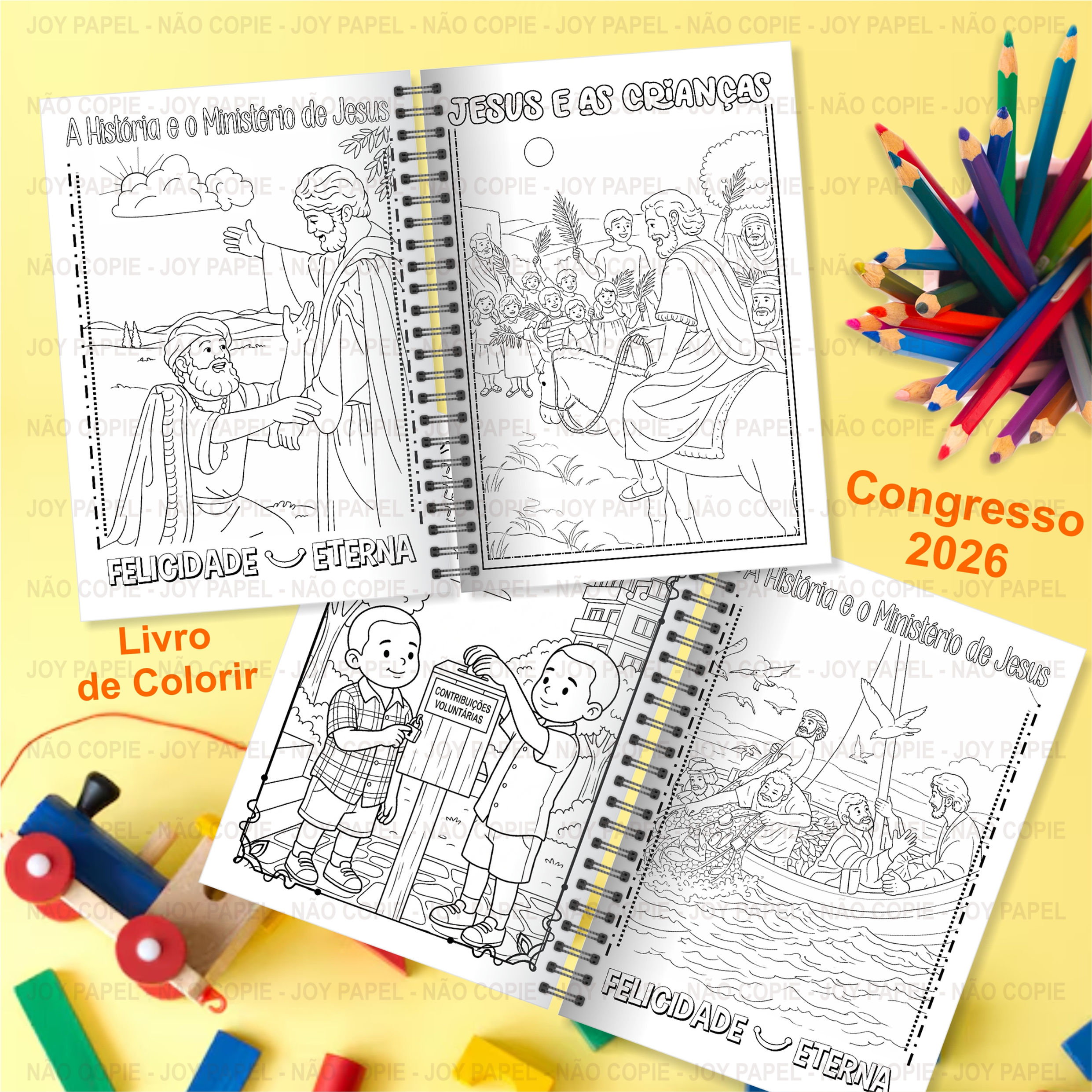 MIOLO PARA COLORIR - Congresso 2026
