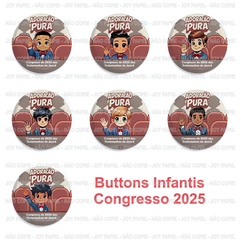 Miniatura: PACK BUTTONS - Infantil Congresso 2025