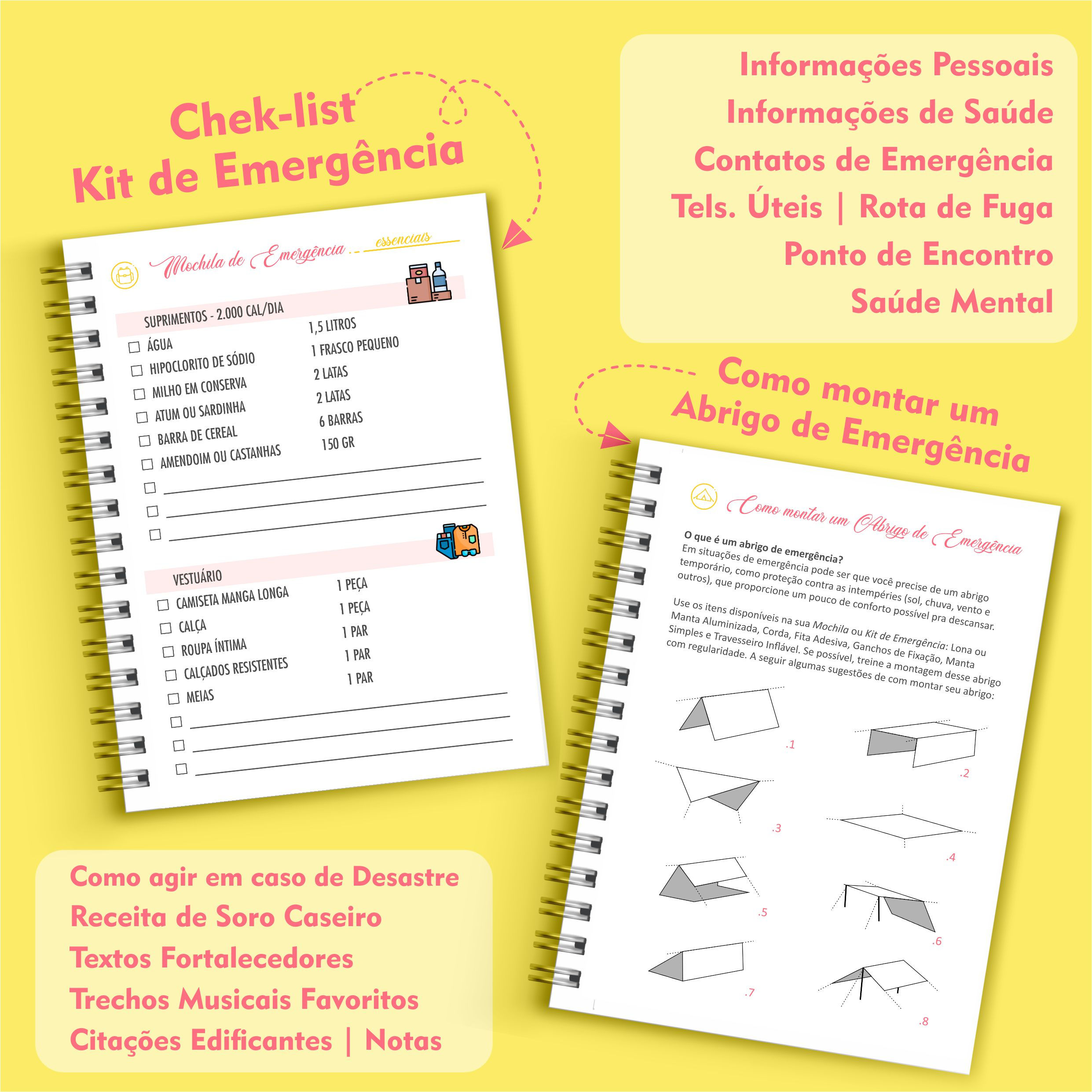 Anotações para Emergências - Feminino (Miolo)