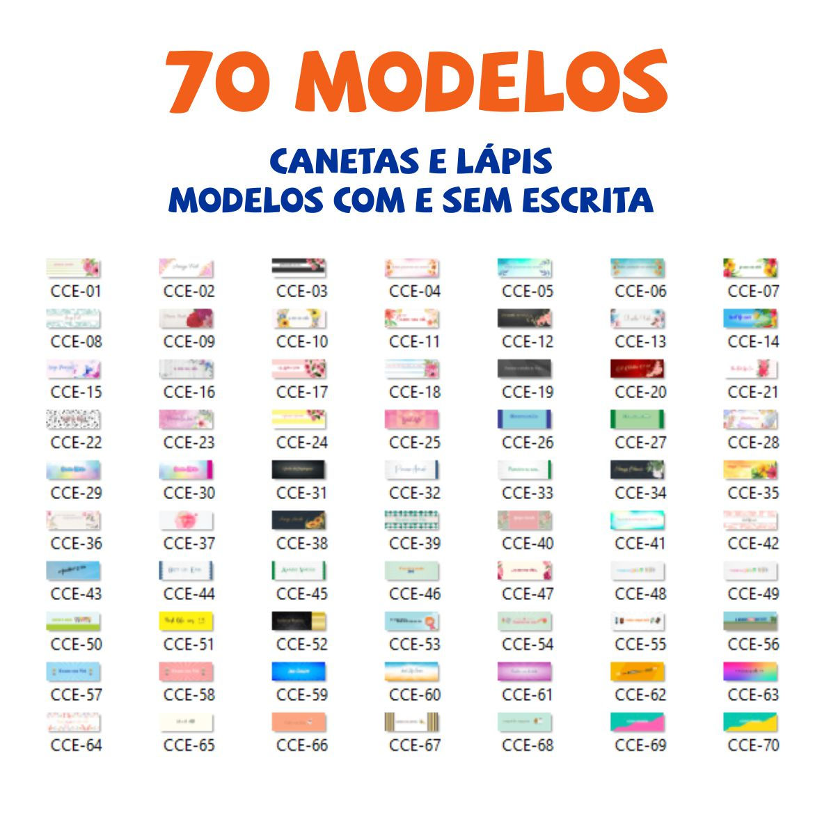 Pack Artes para Canetas