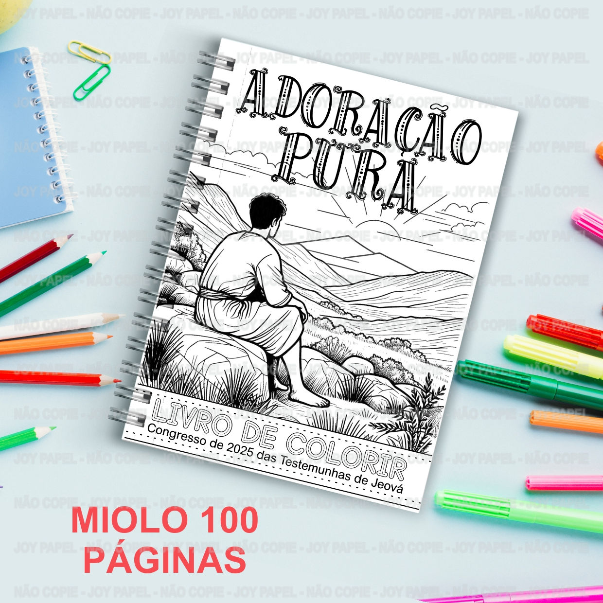 MIOLO INFANTIL PARA COLORIR CONGRESSO 2025