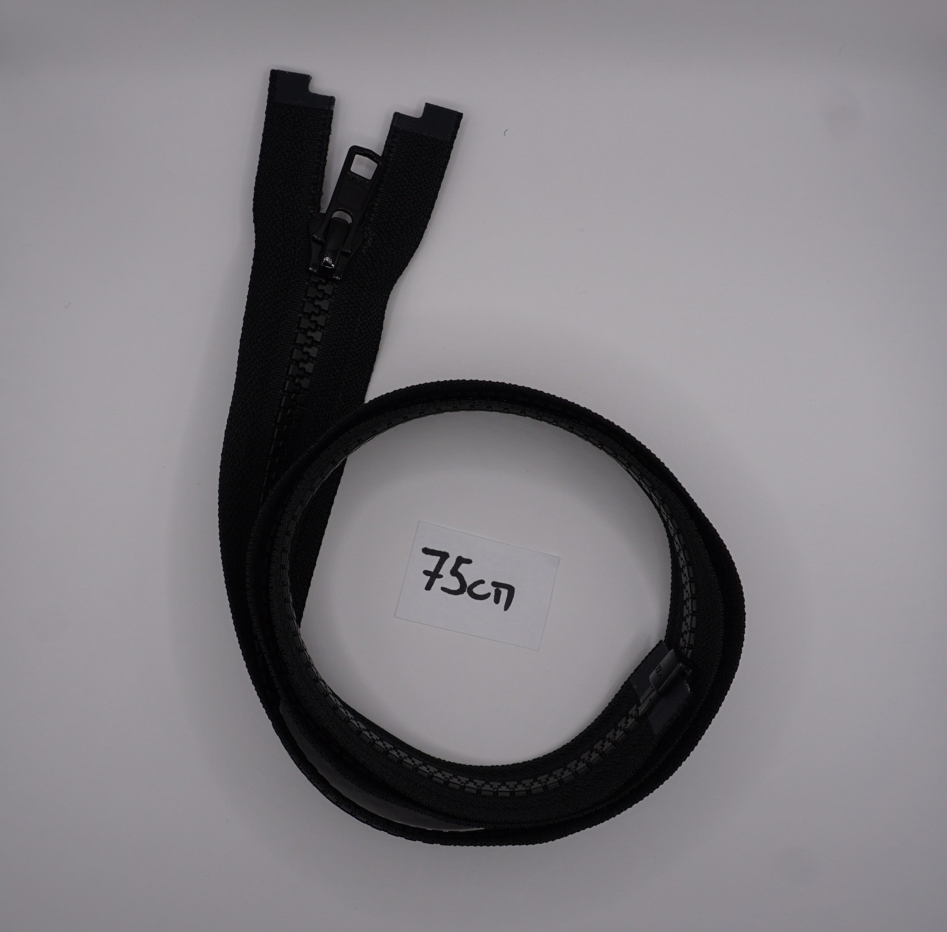 Cerniera PA 75cm Nero