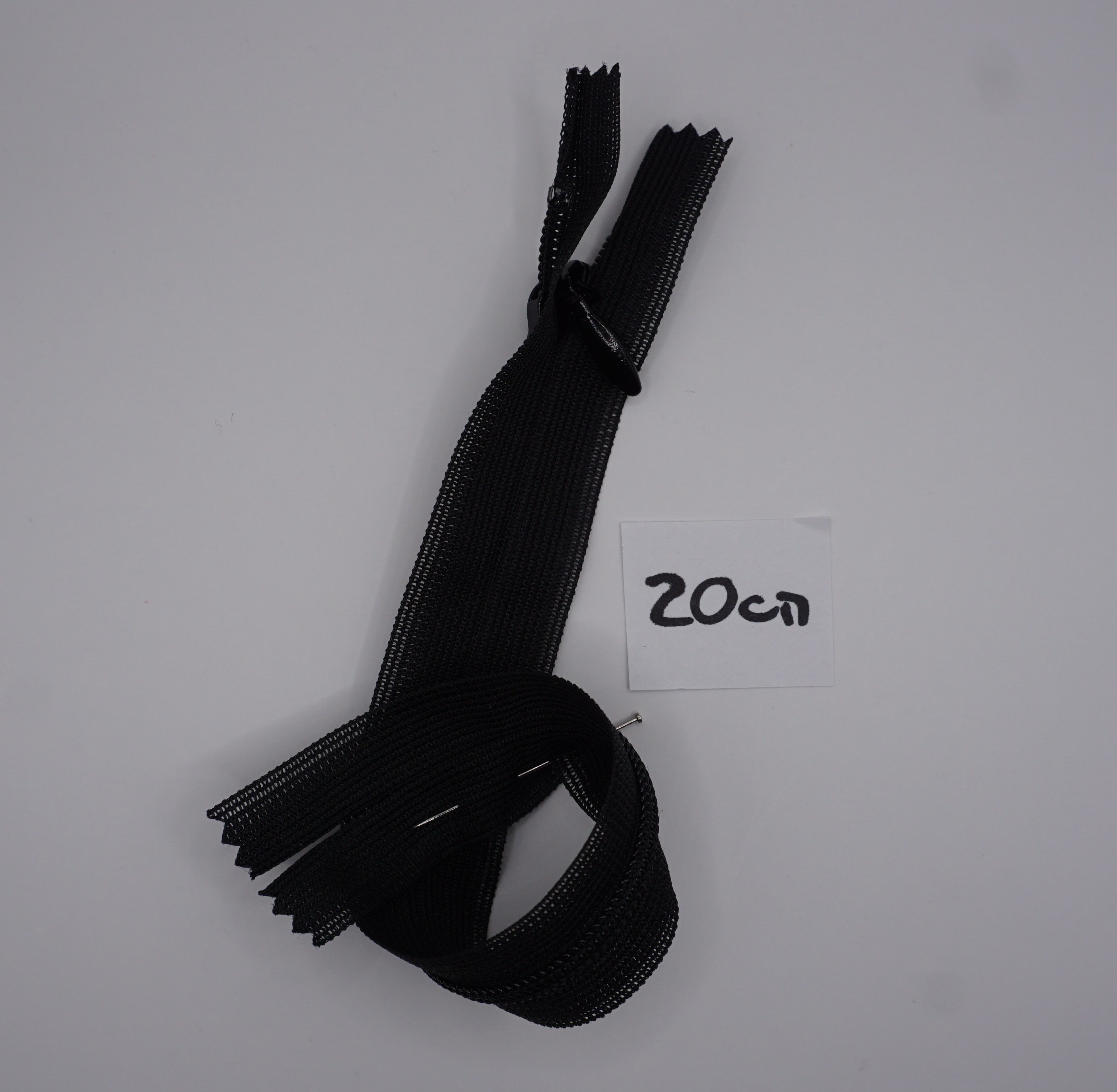 Cerniera Invisibile 20cm Nero