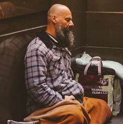 man sitting on a seat ready to learn life skills