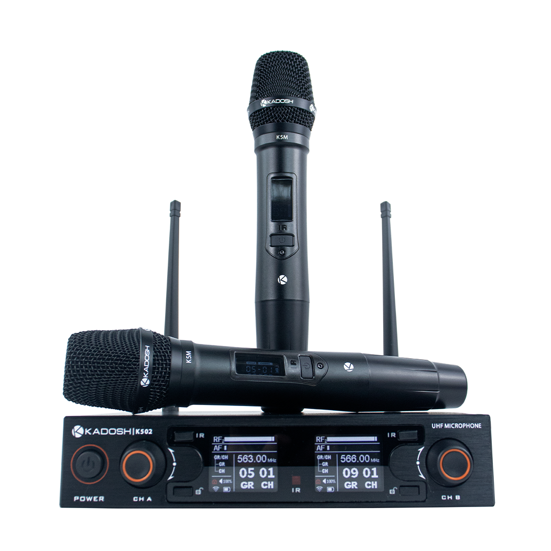 KADOSH - K502M Microfone sem Fio UHF
