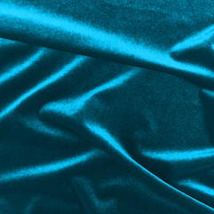 Teal velvet fabric