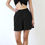 Thumbnail: Ava High Waist Culottes and Crop Top Set Black front culottes view