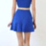 CULOTTES | Women’s High Waist Pull on Skirt Shorts in Royal Blue