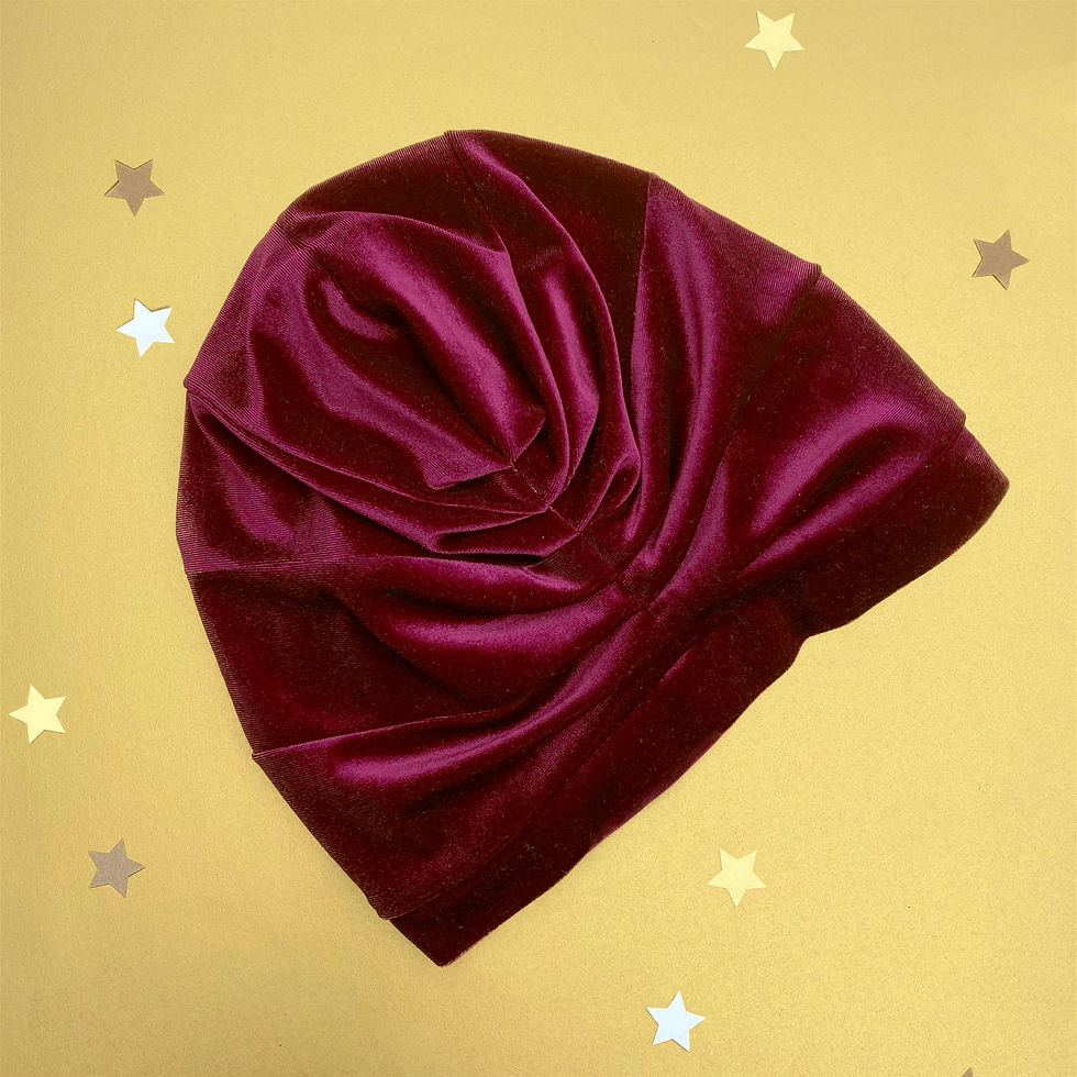 Thumbnail: LOLA | Vintage Style Twist Turban Hat in Red Velvet