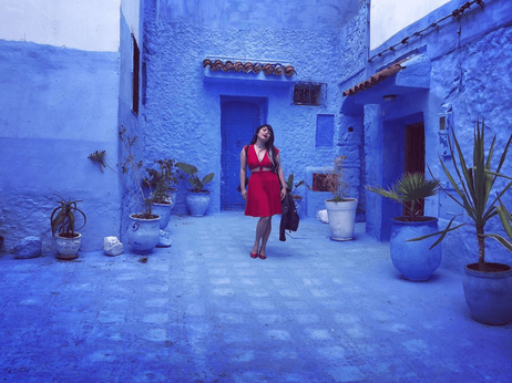 Lupe two piece top and skirt set in Turkey