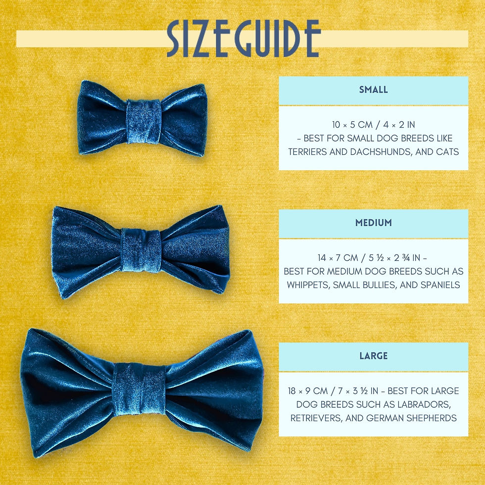 Thumbnail: VELVET PET BOW TIE | Dog Cat Pet Bow Tie Collar in Teal Blue Velvet