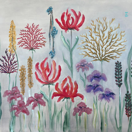 Tinta acrílica sobre tela.